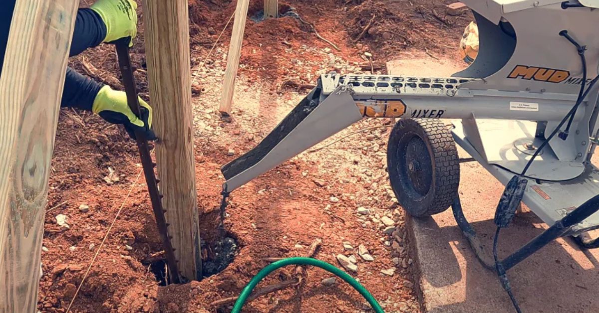 Calculating Concrete Needed for Setting Fence Posts