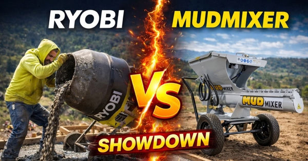 MudMixer vs RYOBI: How the Two Mixers Actually Compare