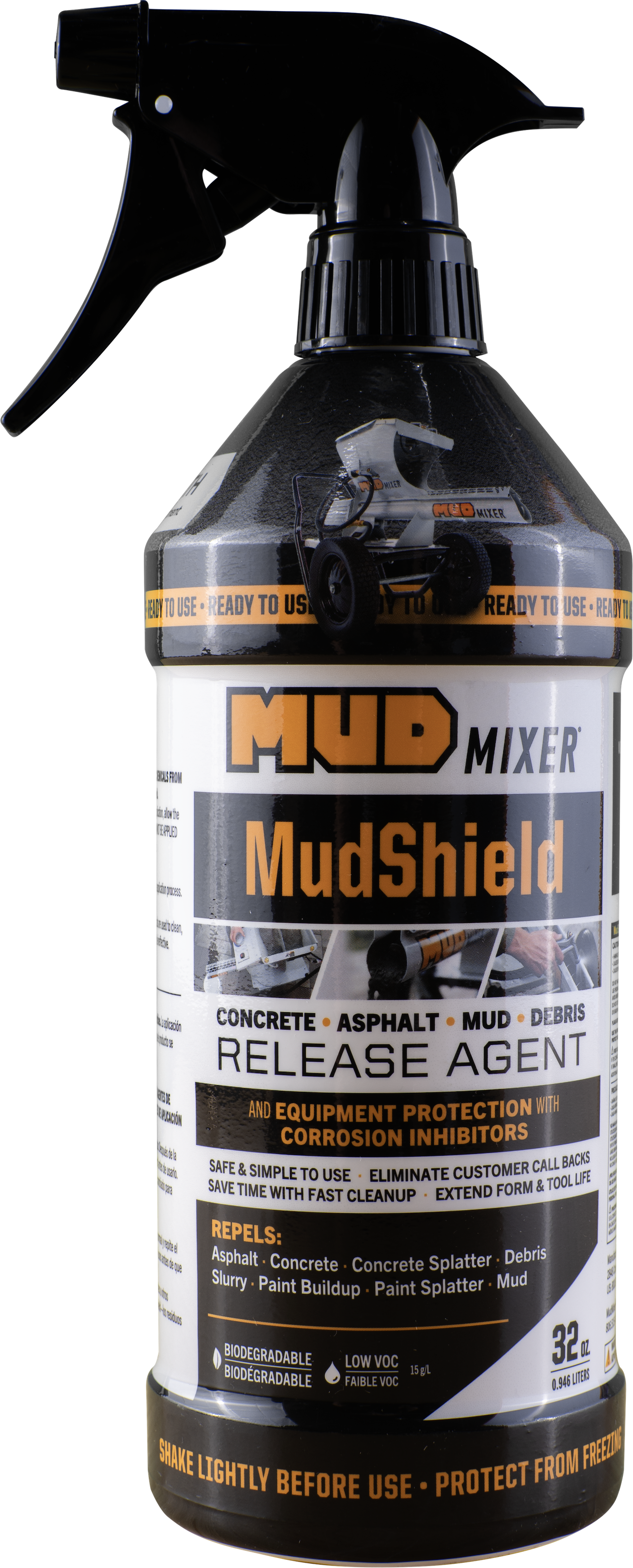 MudShield Water-Based Concrete Release and Equipment Protectant Spray