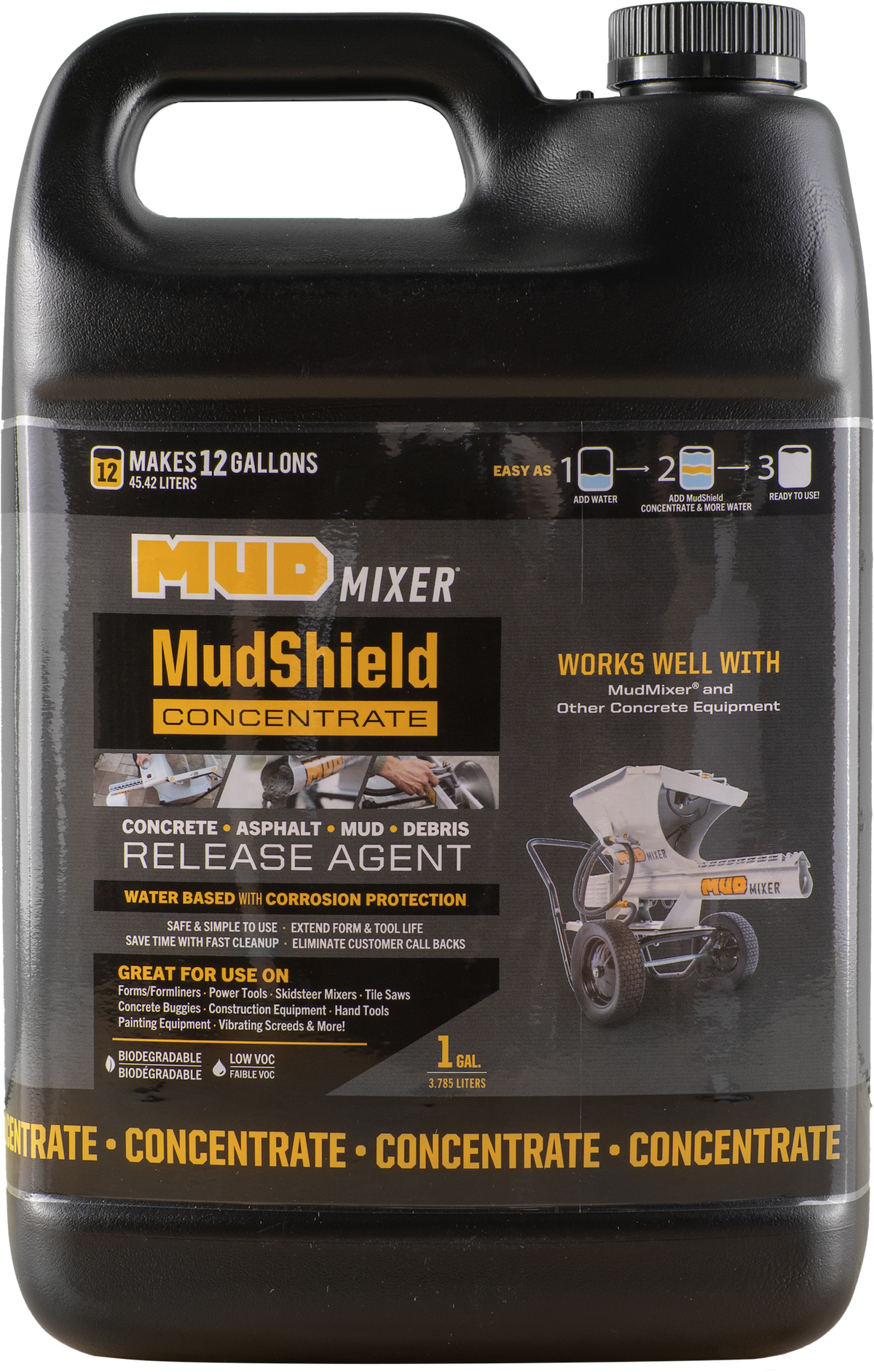 MudShield Water-Based Concrete Release and Equipment Protectant Spray