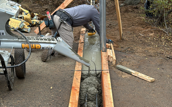 Concrete Mixer Chute Extension | MudMixer® Evolution